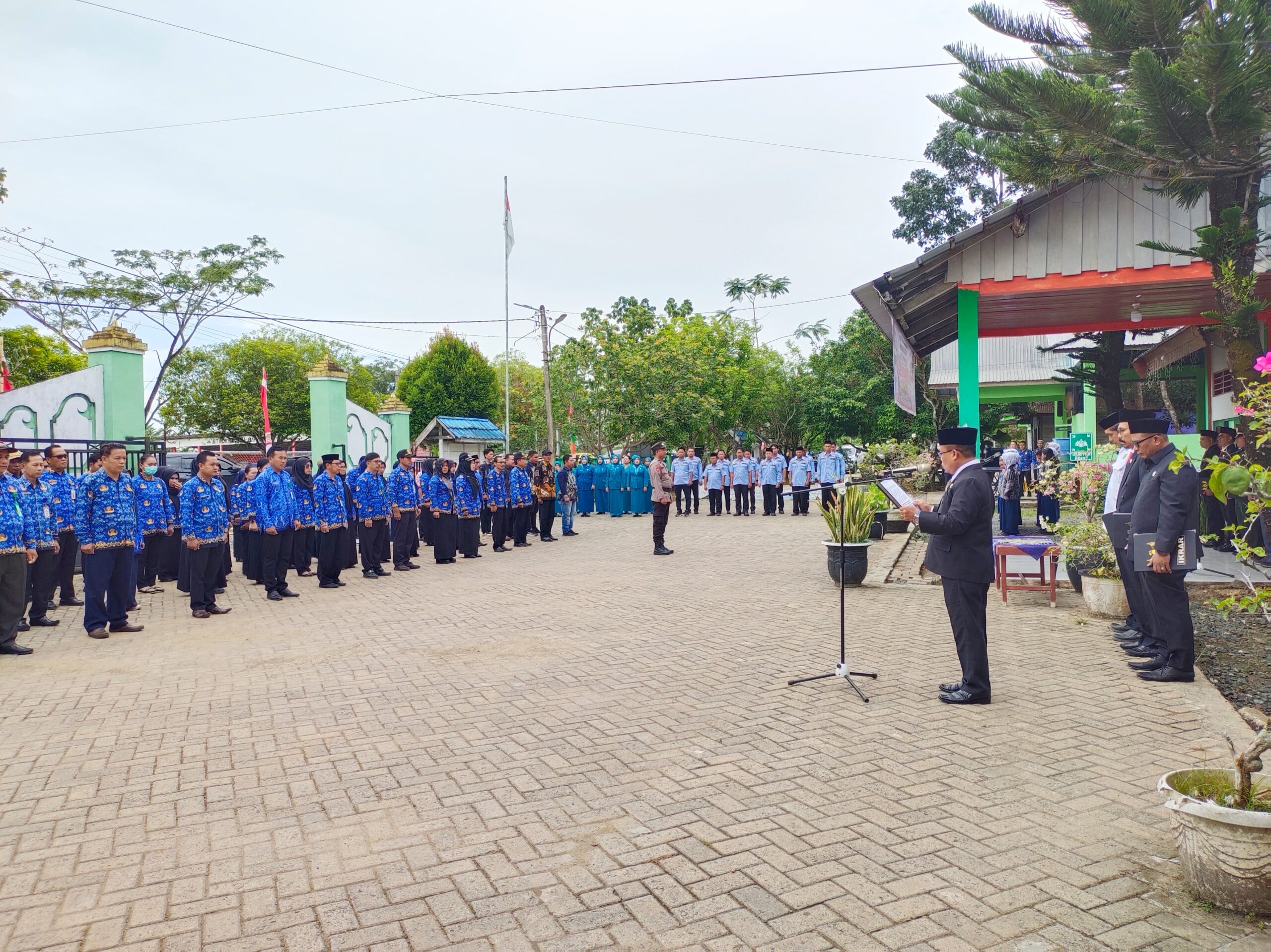 Apel Peringatan Hari Pahlawan 7 Februari di Kecamatan Sungai Loban Berjalan Tertib dan Khidmat