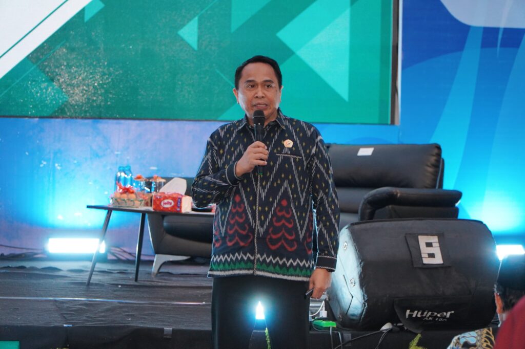 narasumber Dr. Andi Taufik, M.Si selaku Sekretaris Utama Lembaga Administrasi Negara (LAN) RI