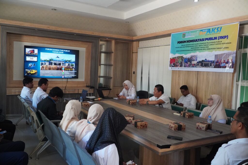 Dukcapil Tanah Bumbu Gelar FKP Evaluasi Standar Pelayanan Publik