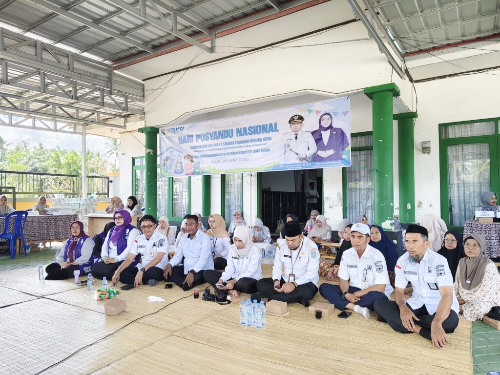 Peringatan Hari Posyandu Nasional, Camat Kusan Tengah Ajak Perkuat Peran Kader dan Layanan Kesehatan