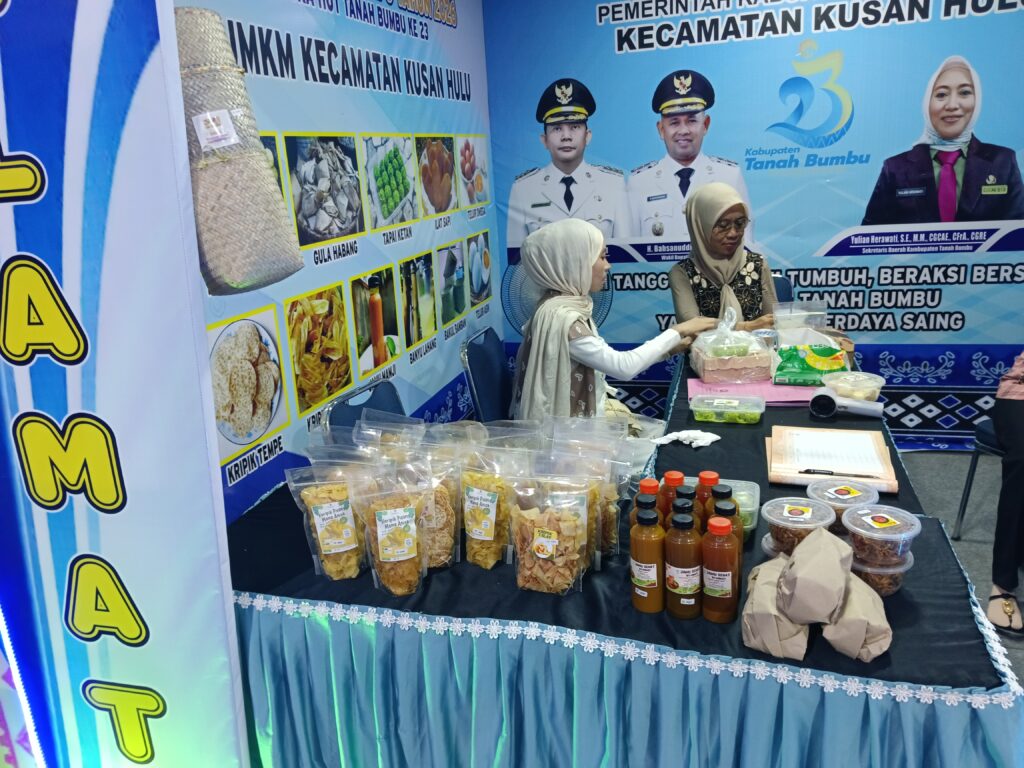 Cita Rasa Tradisional Kusan Hulu Ramaikan Expo HUT ke-23 Tanah Bumbu