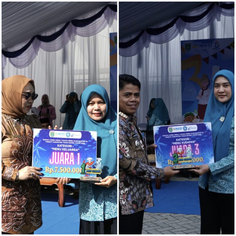 TP PKK Kecamatan Angsana Raih Juara di Lomba Menu Serba Ikan Tanah Bumbu 2026
