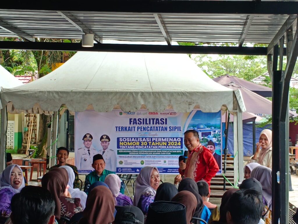 Camat Kusan Hilir Apresiasi Sosialisasi Pencatatan Sipil di Pantai Pagatan