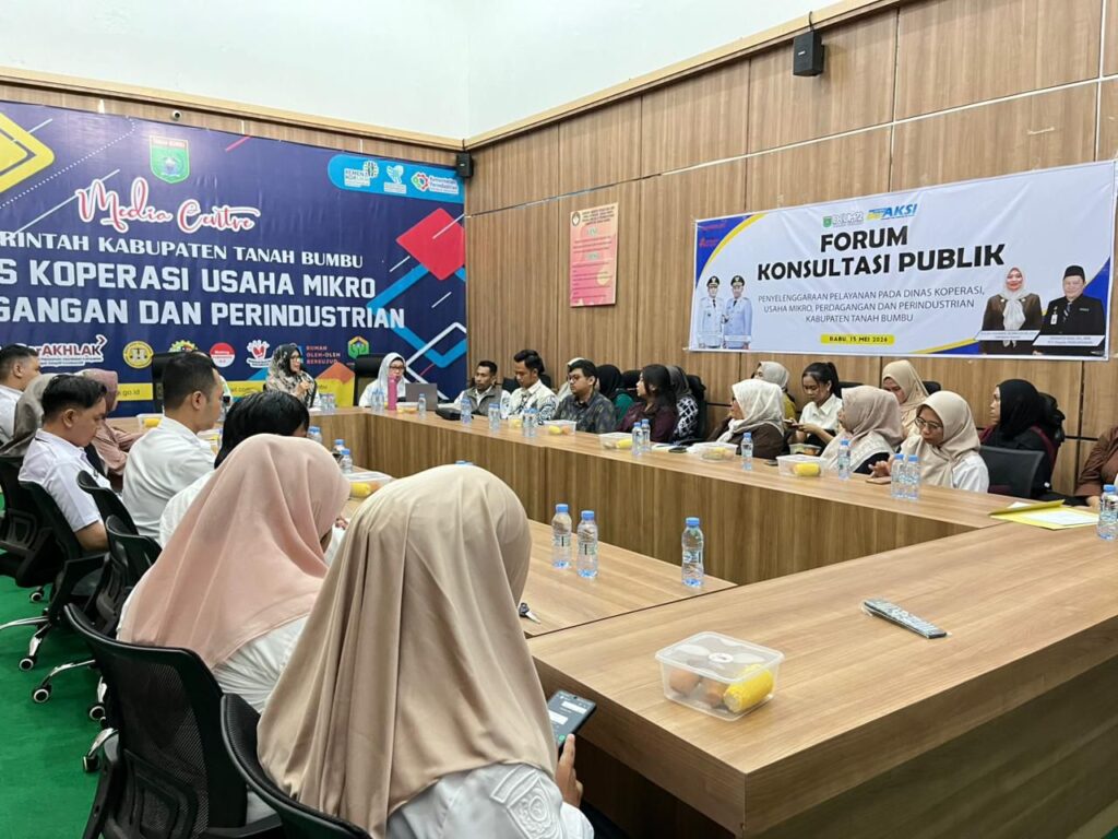 DKUMP2 Tanah Bumbu Gelar Forum Konsultasi Publik Tingkatkan Kualitas Pelayanan 1 DKUMP2 Tanah Bumbu Gelar Forum Konsultasi Publik Tingkatkan Kualitas Pelayanan