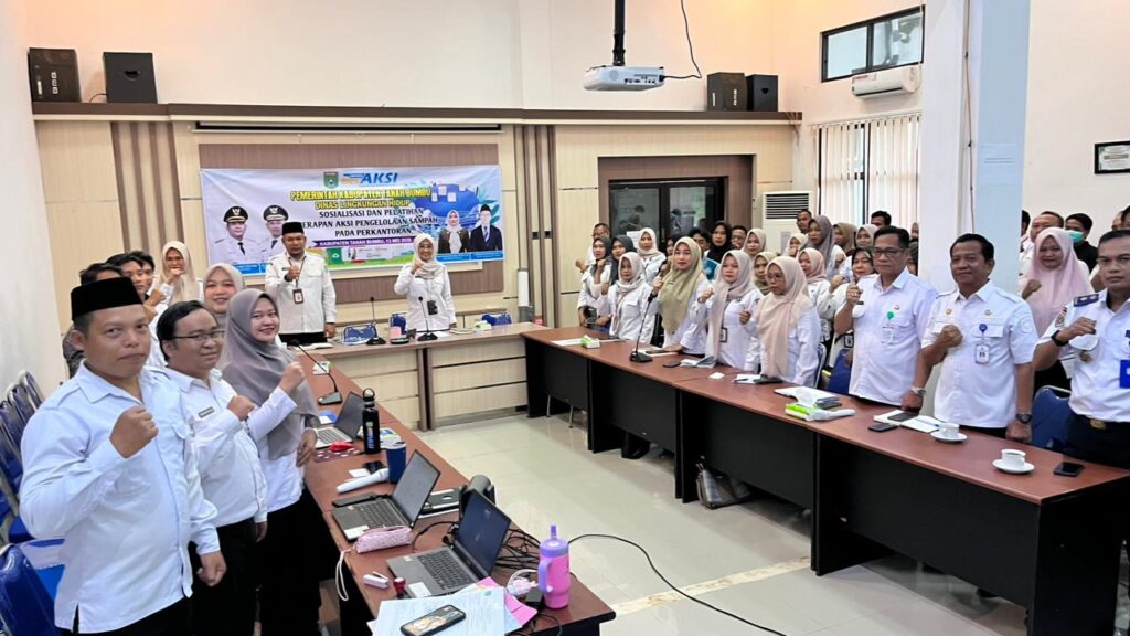DLH Tanah Bumbu Gelar Sosialisasi Pengelolaan Sampah Perkantoran 4