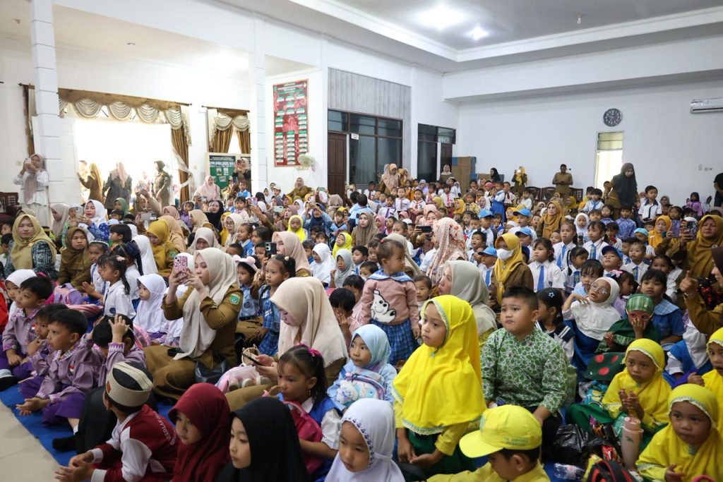 Bunda PAUD Tanah Bumbu Buka Kegiatan PMT, Perkuat Upaya Cegah Stunting Sejak Din 2