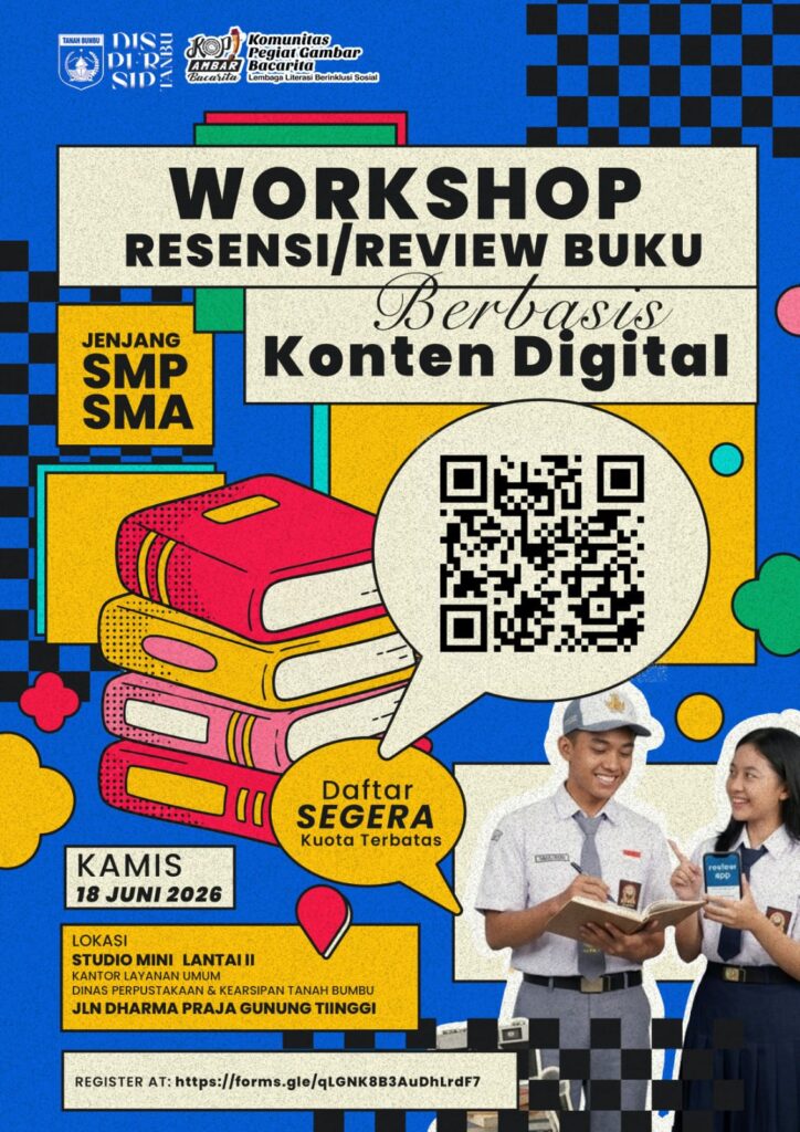 Dispersip Tanah Bumbu Dorong Literasi Digital Melalui Workshop Resensi Buku
