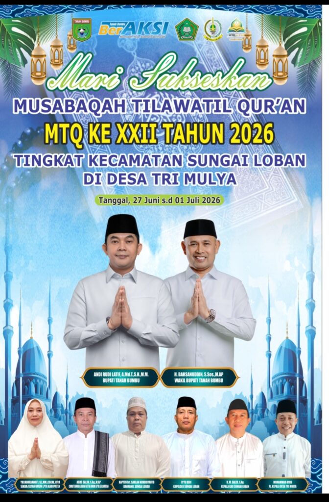 Tri Mulya Siap Jadi Tuan Rumah MTQ ke-XXII Tingkat Kecamatan Sungai Loban