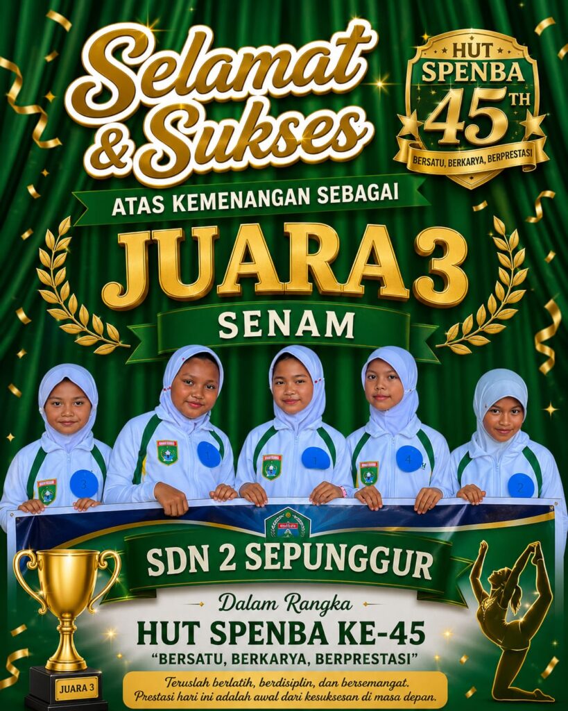 SDN 2 Sepunggur Ukir Prestasi Membanggakan pada HUT Spenba ke-45 2