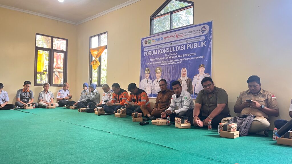 Forum Konsultasi Publik UPTD PKB, Dishub Tanah Bumbu Perkuat Komitmen Tingkatkan Pelayanan Uji KIR