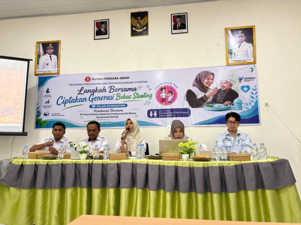 Kecamatan Kuranji Perkuat Kolaborasi Cegah Stunting, Libatkan PT Putra Perkasa Abadi dan Puskesmas Giri Mulya