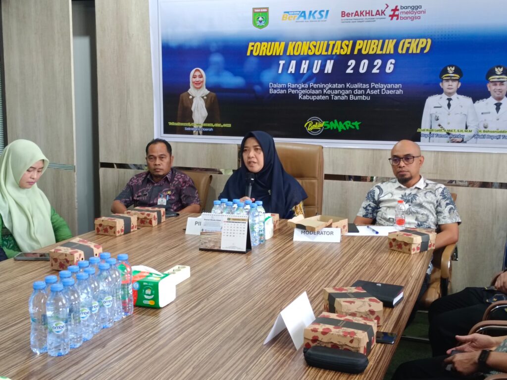 BPKAD Tanah Bumbu Buka Ruang Masukan Publik Lewat Forum Konsultasi Publik 1 BPKAD Tanah Bumbu Buka Ruang Masukan Publik Lewat Forum Konsultasi Publik