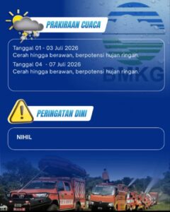 BPBD Tanah Bumbu Imbau Waspada Gelombang Tinggi, Cuaca Sepekan Diprakirakan Cerah hingga Berawan 1