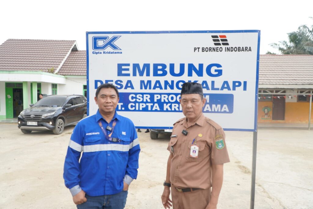 Embung CK Diresmikan, Bantu Atasi Keterbatasan Air Bersih Warga Desa Mangkalapi 4