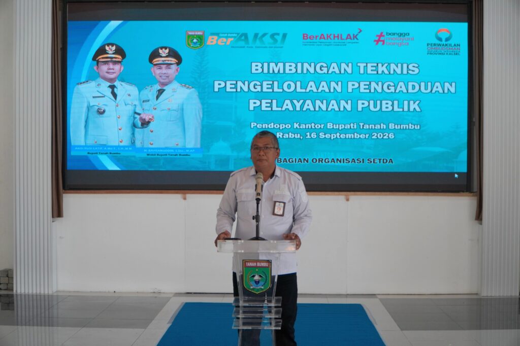 Bimtek Pengaduan Publik, Pemkab Tanah Bumbu Perkuat Respons ASN 1 Bimtek Pengaduan Publik, Pemkab Tanah Bumbu Perkuat Respons ASN