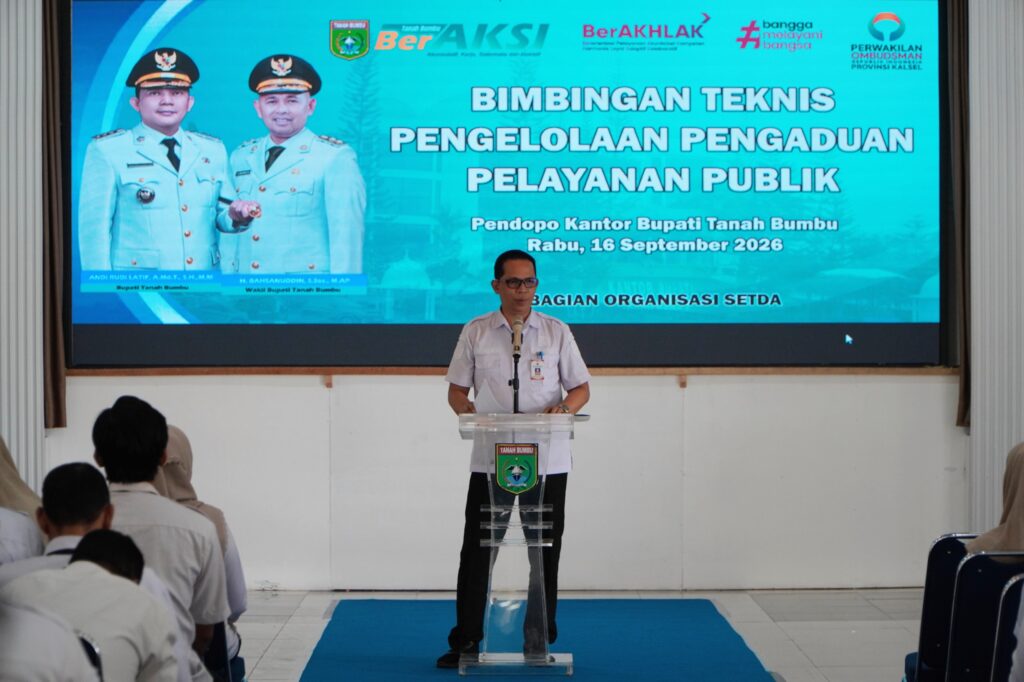 Bimtek Pengaduan Publik, Pemkab Tanah Bumbu Perkuat Respons ASN 2