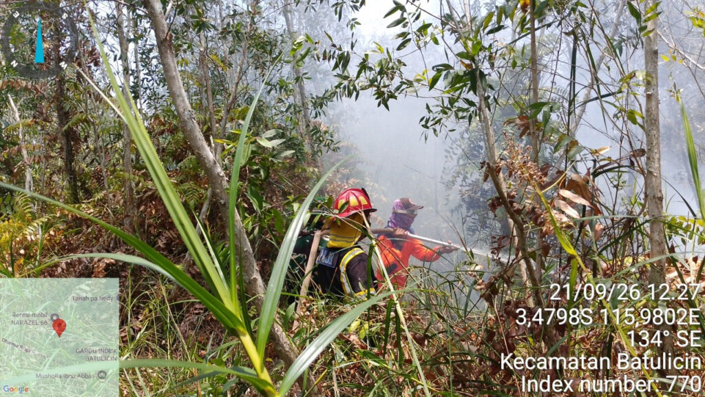 21 September, Karhutla di Jalan Manggis Batulicin Padam, 1 Hektare Terbakar 1 21 September, Karhutla di Jalan Manggis Batulicin Padam, 1 Hektare Terbakar