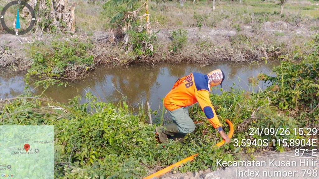 24 September, Karhutla 1 Hektare di Pulau Tanjung Kusan Tengah Padam 1