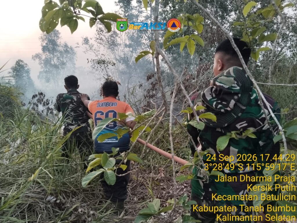 24 September, Karhutla 2 Hektare di Kersik Putih Batulicin Berhasil Dipadamkan 3