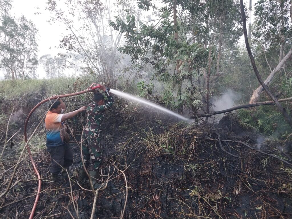 24 September, Karhutla 2 Hektare di Kersik Putih Batulicin Berhasil Dipadamkan 2