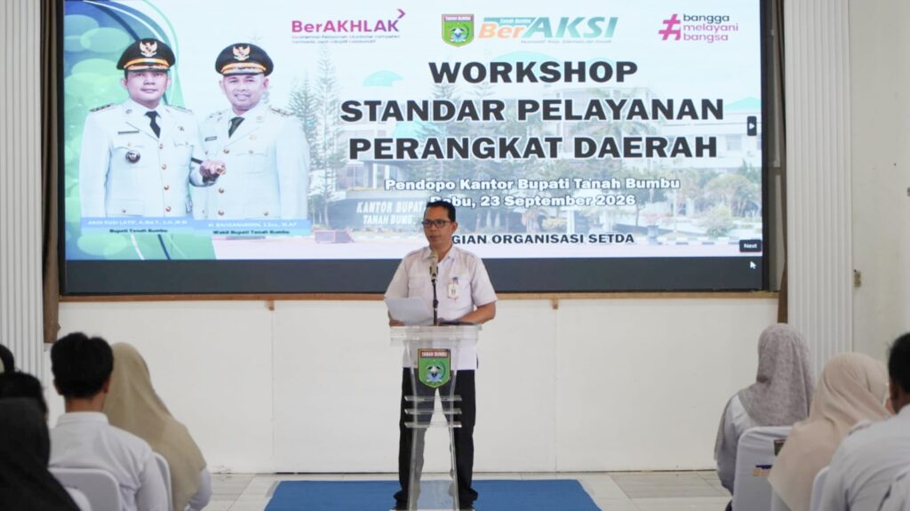 Workshop Standar Pelayanan Digelar, Perangkat Daerah Diminta Evaluasi