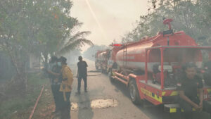 3 Oktober, Kebakaran Lahan 3 Ha di Jl. Arjuna Batulicin Padam Pagi Hari 2