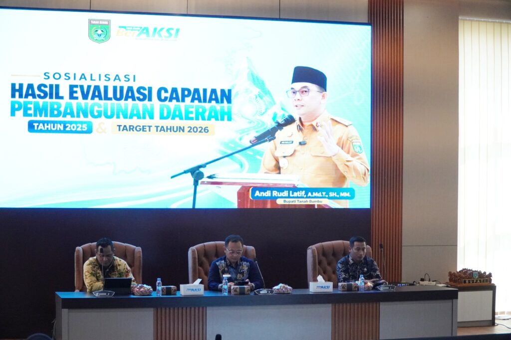 Evaluasi Pembangunan 2025 dan Target 2026 Jadi Bahan Sosialisasi Bappedalitbang Tanah Bumbu