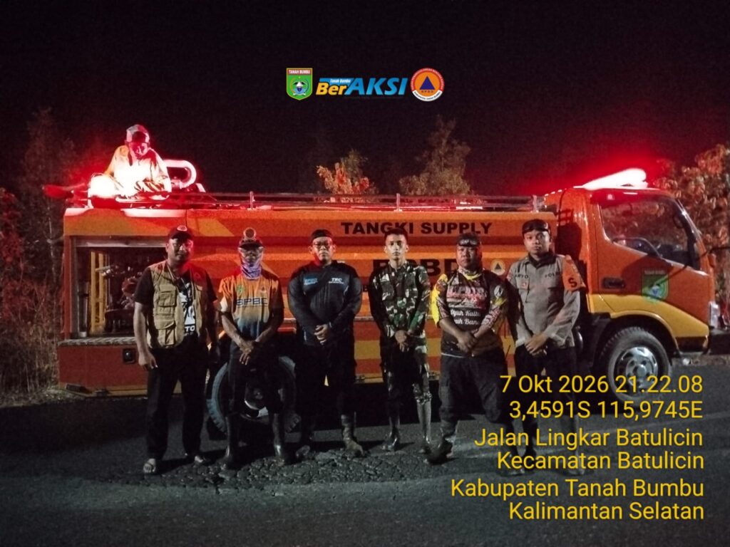 7 Oktober, Kebakaran Lahan 1 Hektare di Jl. BKW Arah KPH Batulicin Padam 1