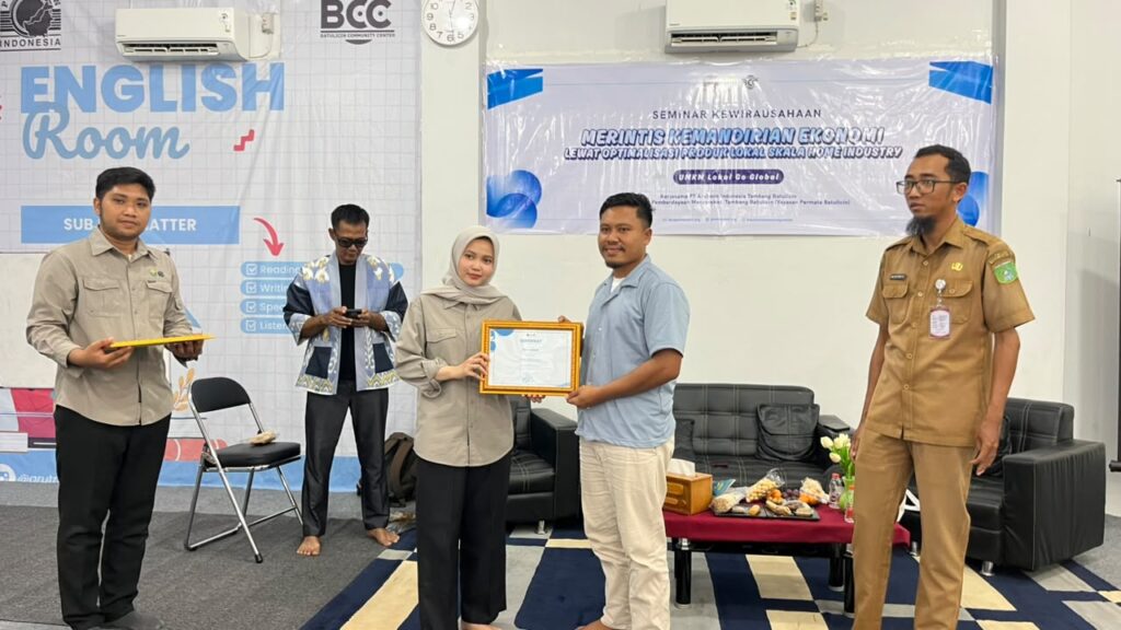 DPMPTSP Tanah Bumbu Edukasi Legalitas Usaha dalam Seminar Kewirausahaan BCC