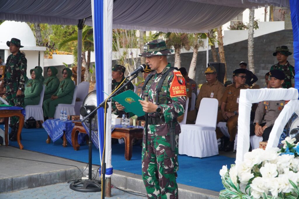 Dandim 1022/Tanah Bumbu Bacakan Laporan Kesiapan TMMD ke-130 Tahun 2026