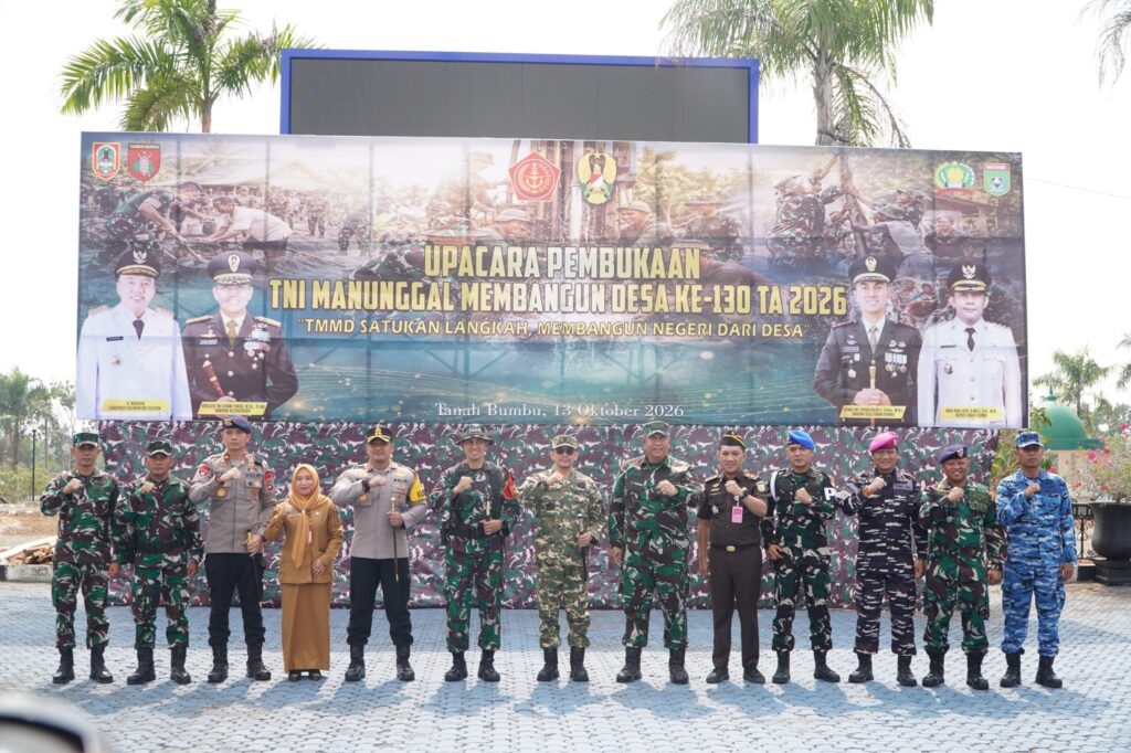 Bupati Andi Rudi Latif Buka TMMD ke-130, Tekankan Gotong Royong dan Pencegahan Karhutla