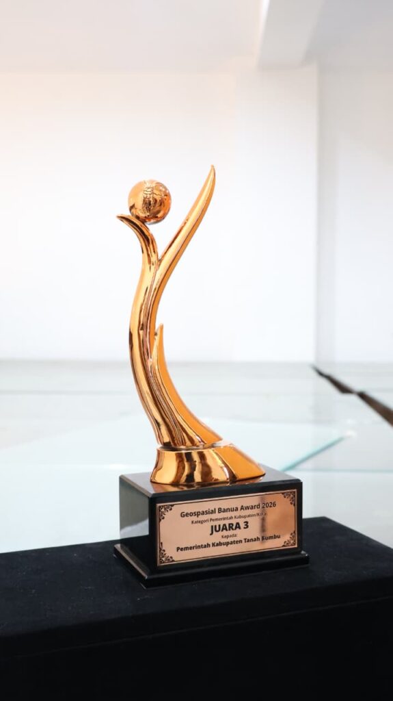 Pemkab Tanah Bumbu Sabet Juara Tiga Geospasial Banua Award 2026 2