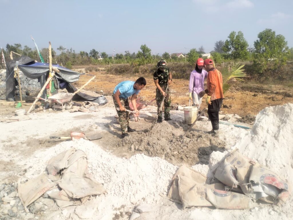 Progres Pembangunan Jalan TMMD ke-130 Imbangan Kodim 1022/Tanah Bumbu Capai 20,80 Persen