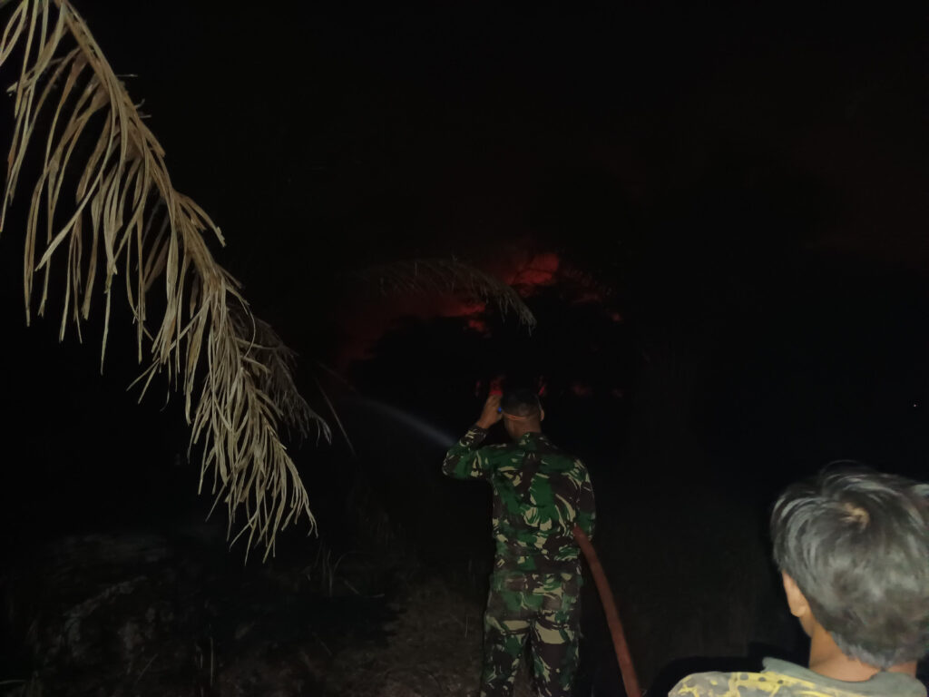 22 Oktober, Kebakaran Lahan di Desa Serdangan Kusan Tengah, Lima Hektare Terbakar 1
