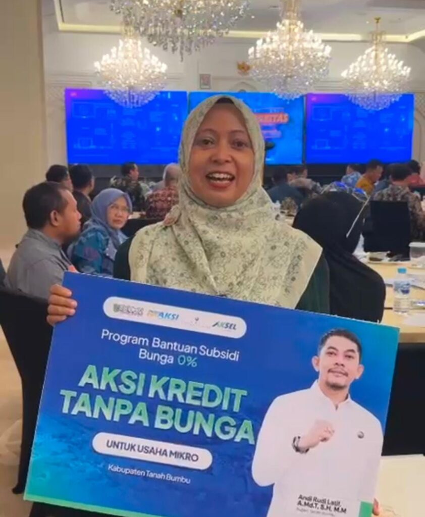 Aksi Kredit Tanpa Bunga 0 Persen Bantu UMKM Tanah Bumbu Kembangkan Usaha